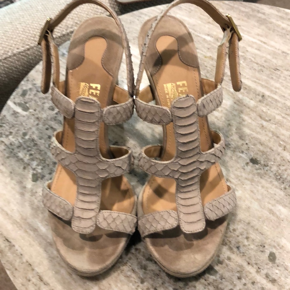 Ferragamo high heel sandals